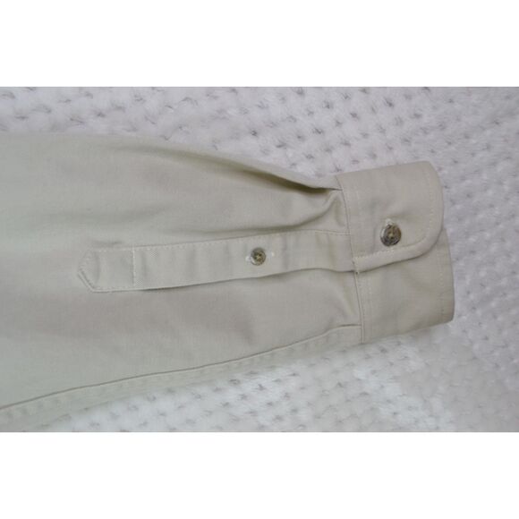 Creekwood Men's XL Tall Khaki Button Down Heavyweight Duck Logo Shirt - Picture 14 of 14